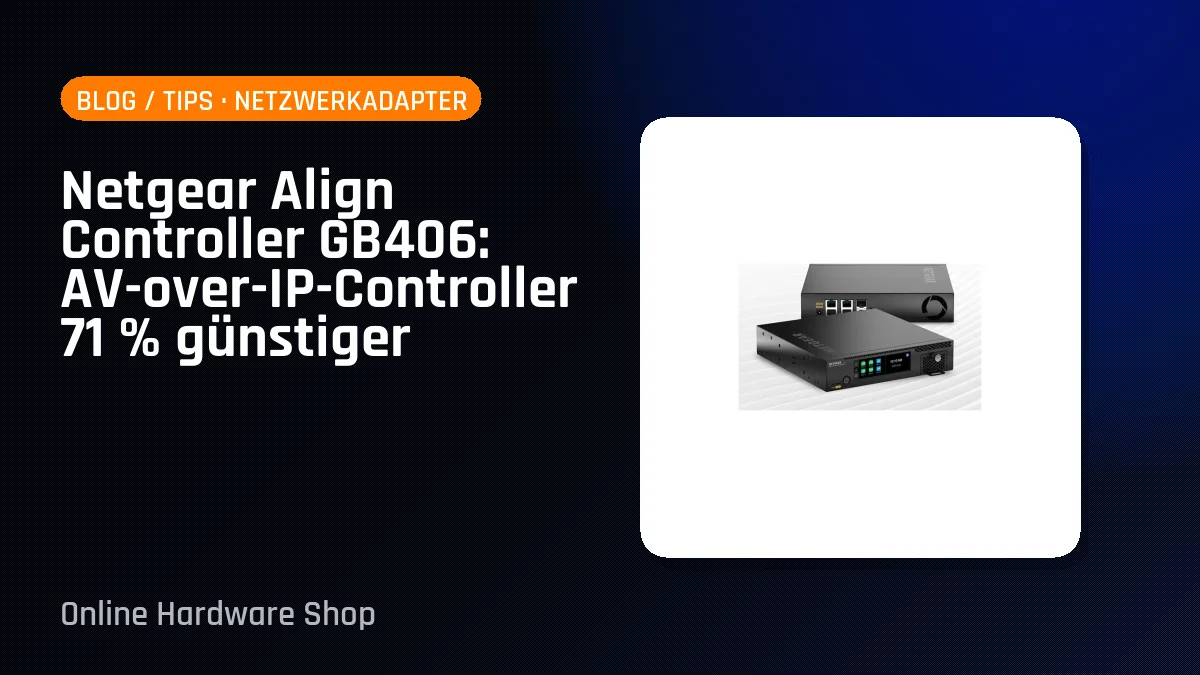 Netgear Align Controller GB406: AV-over-IP-Controller 71 % günstiger